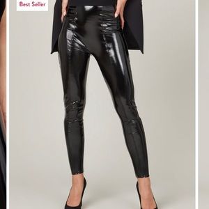 SPANX Patent Faux Leather Leggings
